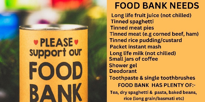 Food bank needs