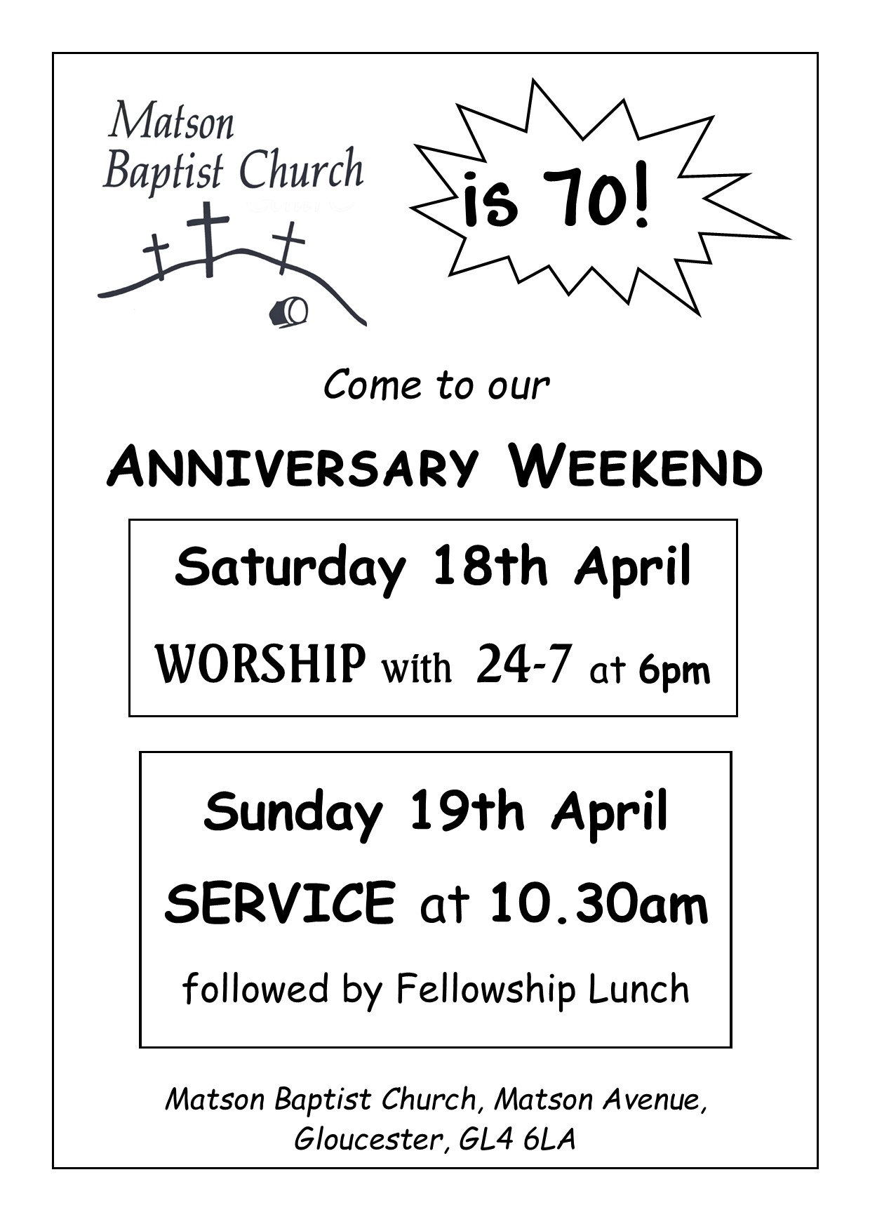 Anniversary Poster A4